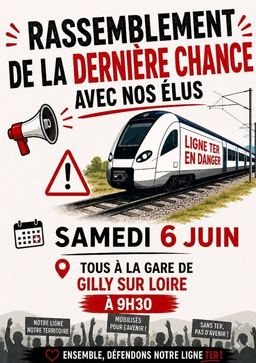 Rassemblement Samedi 6 juin 2026 à Gilly sur Loire